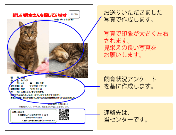 ホームページに掲載するポスター（例）